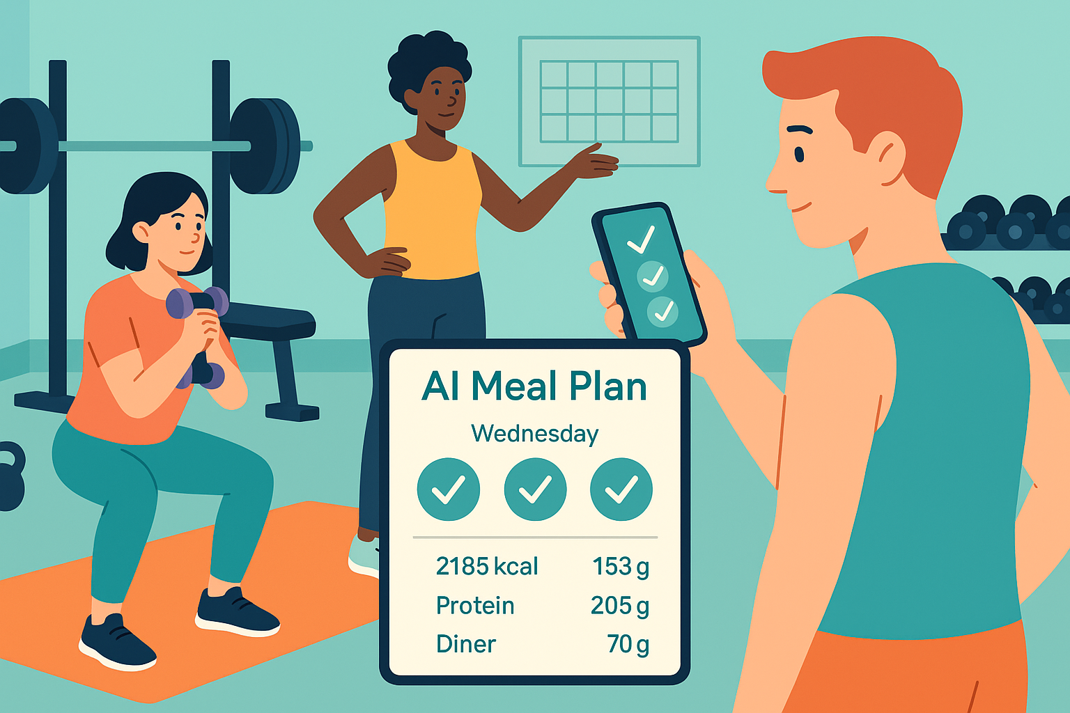 Best AI Meal Planner App for Beginners in the Gym