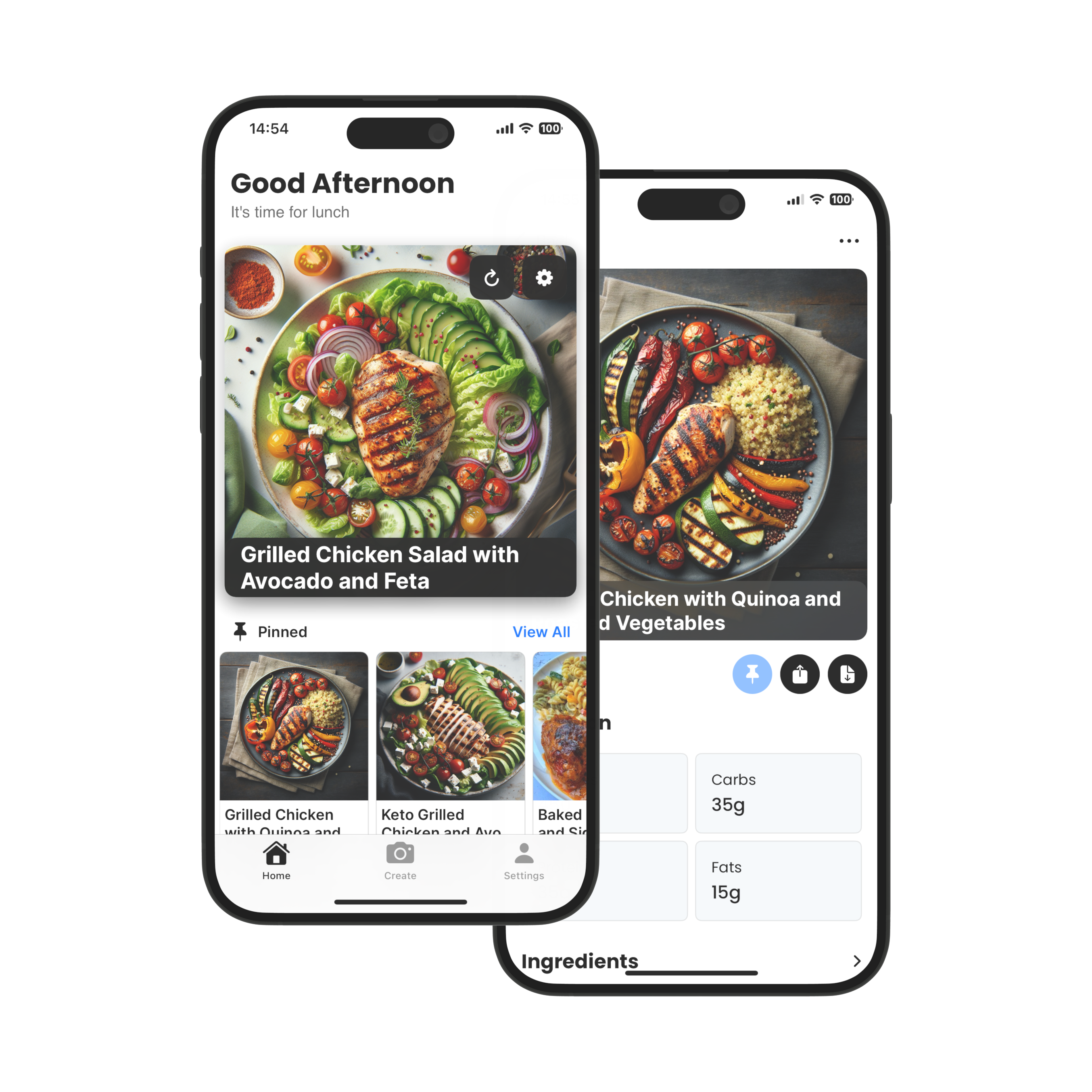 MealChef AI App Mockup